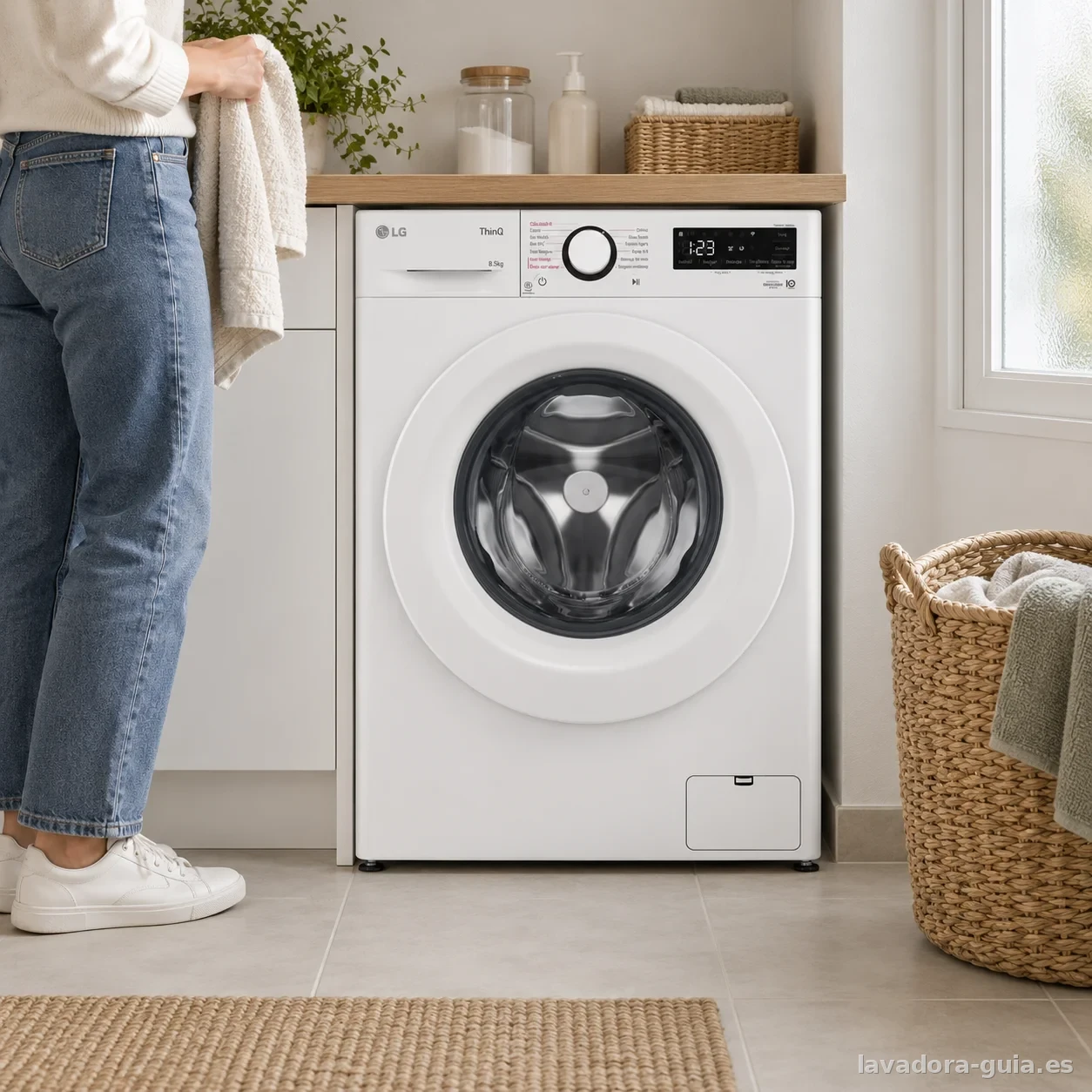 LG F82AV33WHS, ajuste de escala